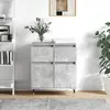 Image de vidaXL Buffet Gris béton 60x35x70 cm Bois d'ingénierie
