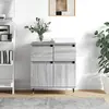 Image de vidaXL Buffet Sonoma gris 60x35x70 cm Bois d'ingénierie