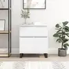 Image de vidaXL Buffet Blanc 60x35x70 cm Bois d'ingénierie