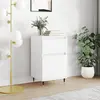 Image de vidaXL Buffet blanc 40x35x70 cm bois d’ingénierie