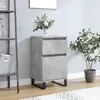 Image de vidaXL Buffet gris béton 40x35x70 cm bois d'ingénierie