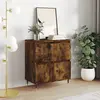 Image de vidaXL Buffet Chêne fumé 60x35x70 cm Bois d'ingénierie