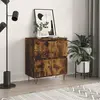 Image de vidaXL Buffet Chêne fumé 60x35x70 cm Bois d'ingénierie