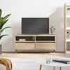 Image de vidaXL Meuble TV chêne sonoma 100x34,5x44,5 cm bois d'ingénierie