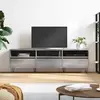 Image de vidaXL Meuble TV sonoma gris 150x30x44,5 cm bois d'ingénierie