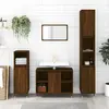 Image de vidaXL Armoire de bain chêne marron 30x30x100 cm bois d'ingénierie