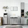 Image de vidaXL Armoire de bain sonoma gris 58x33x60 cm bois d'ingénierie