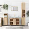 Image de vidaXL Armoire salle de bain chêne sonoma 80x33x60cm bois d'ingénierie