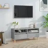 Image de vidaXL Meuble TV gris béton 100x34,5x44,5 cm bois d'ingénierie