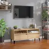 Image de vidaXL Meuble TV chêne sonoma 100x34,5x44,5 cm bois d'ingénierie