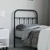 Image de vidaXL Tête de lit de remplacement métal noir 75 cm