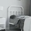 Image de vidaXL Tête de lit de remplacement métal blanc 75 cm
