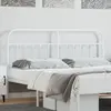 Image de vidaXL Tête de lit de remplacement métal blanc 180 cm
