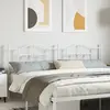 Image de vidaXL Tête de lit de remplacement métal blanc 193 cm