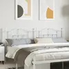 Image de vidaXL Tête de lit de remplacement métal blanc 200 cm