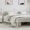 Image de vidaXL Tête de lit de remplacement métal blanc 200 cm