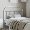 Image de vidaXL Tête de lit de remplacement métal blanc 100 cm