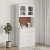 Image de vidaXL Buffet ALTA blanc 77x35x165 cm bois massif de pin