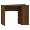 Image de vidaXL Bureau chêne marron 100x55x75 cm bois d'ingénierie