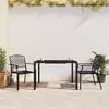 Image de vidaXL Ensemble à manger de jardin 3 pcs anthracite acier