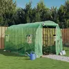 Image de vidaXL Serre avec cadre en acier vert 8 m² 4x2x2 m