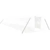 Image de vidaXL Serre avec cadre en acier blanc 54 m² 18x3x2 m