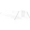 Image de vidaXL Serre avec cadre en acier blanc 66 m² 22x3x2 m