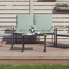 Image de vidaXL Table de jardin anthracite 55x40x37 cm acier
