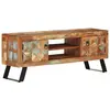 Image de vidaXL Meuble TV 112x30x45 cm bois massif de récupération