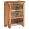 Image de vidaXL Armoire latérale 55x33x75 cm bois massif d'acacia