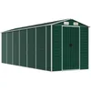 Image de vidaXL Abri de jardin vert 191x555x198 cm acier galvanisé