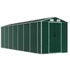 Image de vidaXL Abri de jardin vert 191x640x198 cm acier galvanisé