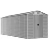 Image de vidaXL Abri de jardin gris clair 191x555x198 cm acier galvanisé