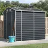 Image de vidaXL Abri de jardin anthracite 191x215x198 cm acier galvanisé
