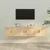 Image de vidaXL Ensemble de meubles TV 3 pcs Chêne sonoma Bois d'ingénierie