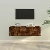 Image de vidaXL Ensemble de meubles TV 2 pcs Chêne fumé Bois d'ingénierie