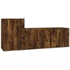 Image de vidaXL Ensemble de meubles TV 2 pcs Chêne fumé Bois d'ingénierie