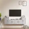 Image de vidaXL Ensemble de meubles TV 4 pcs Sonoma gris Bois d'ingénierie