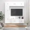 Image de vidaXL Ensemble de meubles TV 7 pcs Blanc Bois d'ingénierie