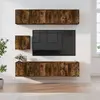 Image de vidaXL Ensemble de meubles TV 7 pcs Chêne fumé Bois d'ingénierie