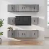 Image de vidaXL Ensemble de meubles TV 8 pcs Sonoma gris Bois d'ingénierie