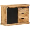Image de vidaXL Buffet 80x30x55 cm bois de manguier brut massif