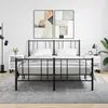 Image de vidaXL Tables de chevet 2pcs blanc brillant 40x30x50cm bois ingénierie