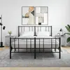 Image de vidaXL Tables de chevet 2 pcs gris béton 40x30x50 cm bois d'ingénierie