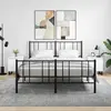 Image de vidaXL Tables de chevet 2pcs blanc brillant 40x30x50cm bois ingénierie