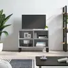 Image de vidaXL Meuble TV sonoma gris 69,5 x 30 x 50 cm bois d'ingénierie