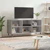 Image de vidaXL Meuble TV sonoma gris 103,5x30x50 cm bois d'ingénierie