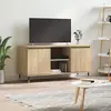Image de vidaXL Meuble TV chêne sonoma 104x35x50 cm bois d'ingénierie
