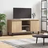 Image de vidaXL Meuble TV chêne sonoma 104x35x50 cm bois d'ingénierie