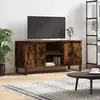 Image de vidaXL Meuble TV chêne fumé 104x35x50 cm bois d'ingénierie